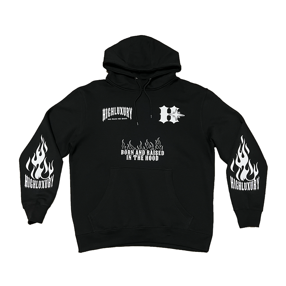 “Born & Raised” Hoodie (Black)