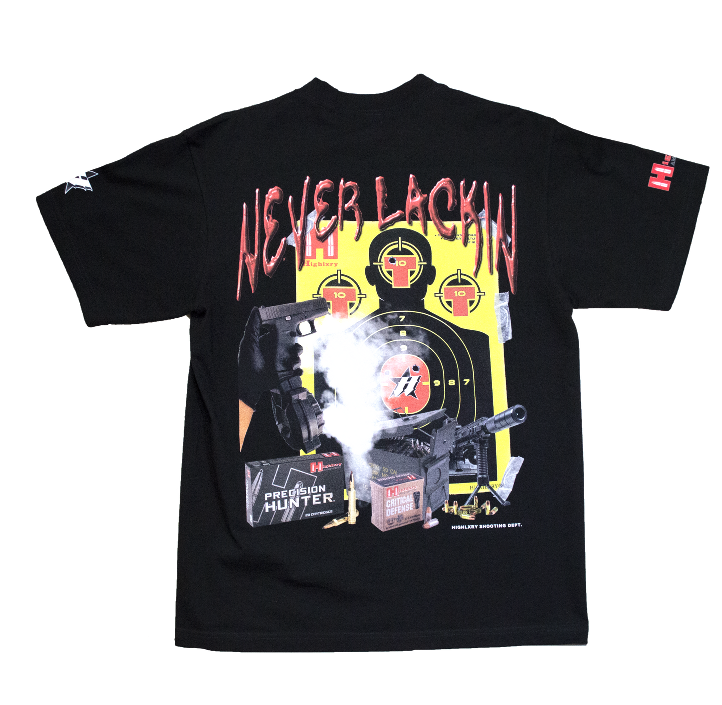 "Never Lackin" TEE (Black)