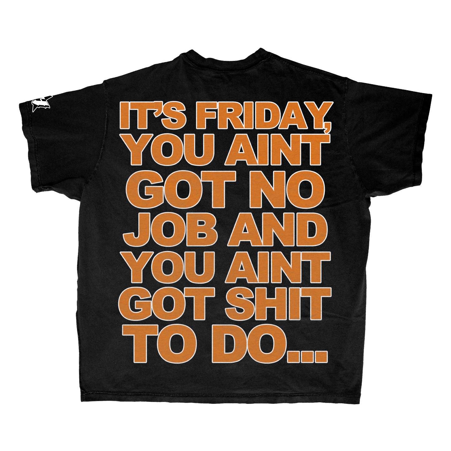 “FRIDAY” Tee (Black)
