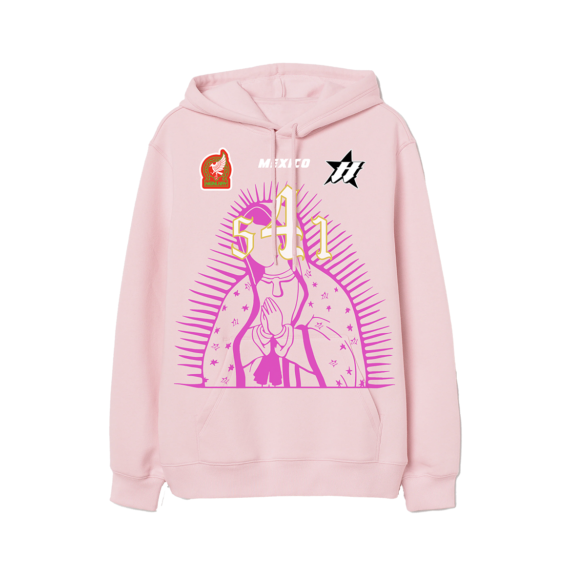 “Mexico” Hoodie (Pink)