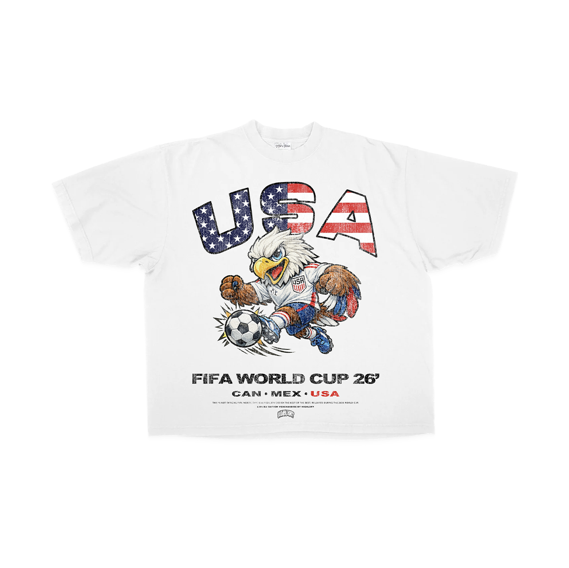 "USA" Tee (White)