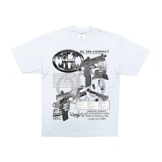 “509 Compact” Tee (White)