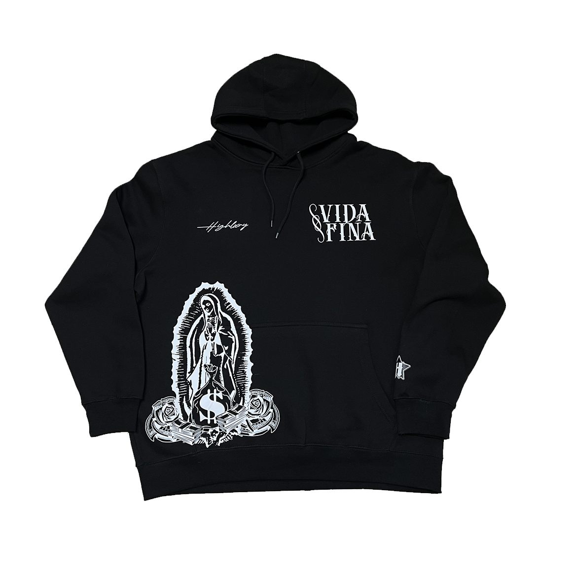 “Virgencita” Hoodie (Black)