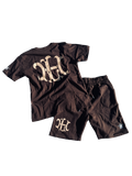 “HL” Shorts Set (Brown)
